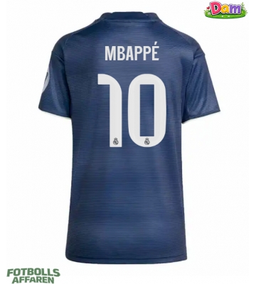 Real Madrid Kylian Mbappe #10 Bortatröja Kvinnor 2025-26 Kortärmad